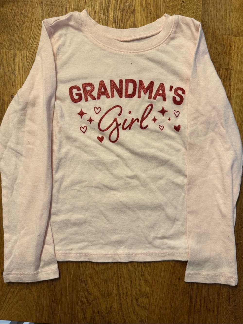 The Children's Place Light Pink Long-Sleeve 'Grandma's Girl' Tee